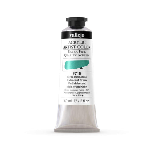 Vallejo pintura acrilica 60ml 715 verde iridiscente VALLEJO Oferta CENTROARTESANO