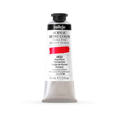 Vallejo pintura acrilica 60ml 822 rojo pirrol VALLEJO Oferta CENTROARTESANO