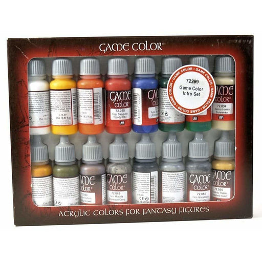 Vallejo Set Game color acrilicos para modelismo 16 colores VALLEJO Oferta CENTROARTESANO
