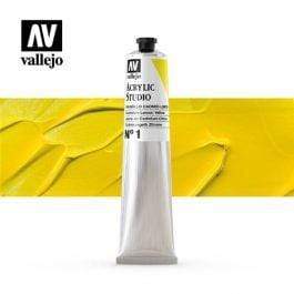 Vallejo acrilico studio 60ml 01  amarillo cad, limon tono VALLEJO CENTROARTESANO
