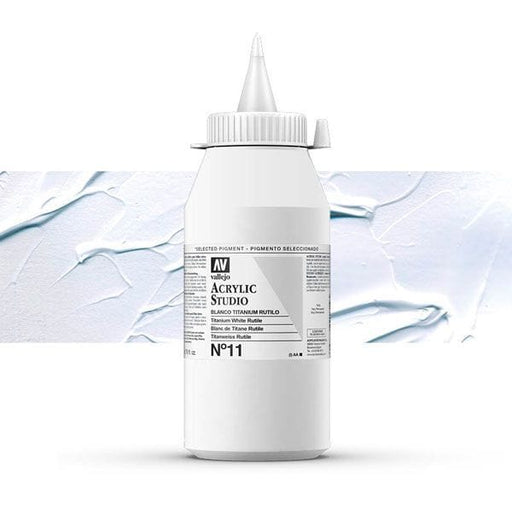 Vallejo pintura acrilica 1000ml Nº11 blanco titanium VALLEJO CENTROARTESANO