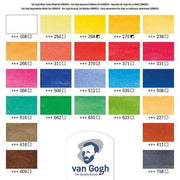 ESTUCHE ACUARELA VAN GOGH 24 1/2godet Caja metalica VAN GOGH Oferta CENTROARTESANO