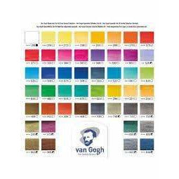 ESTUCHE ACUARELA VAN GOGH 48 1/2godet Caja metalica VAN GOGH Oferta CENTROARTESANO