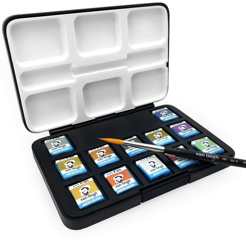 ESTUCHE ACUARELA VAN GOGH BOLSILLO 12 colores metalicos VAN GOGH Oferta CENTROARTESANO
