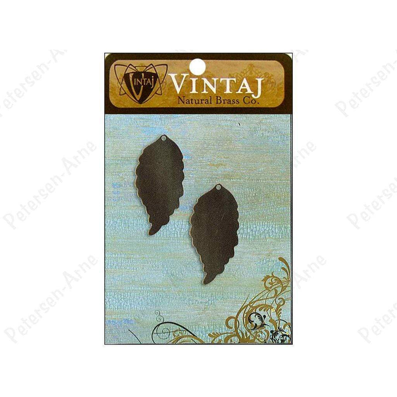 Vintaj Placas ambrosia leaf natt brass VINTAJ CENTROARTESANO