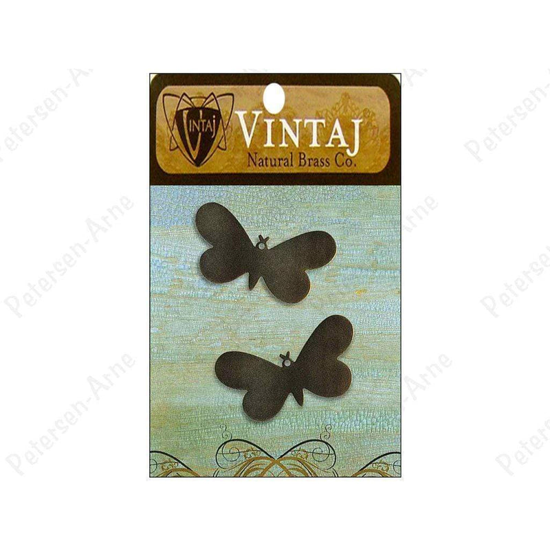 Vintaj placas B fairy butterfly nat brass VINTAJ CENTROARTESANO
