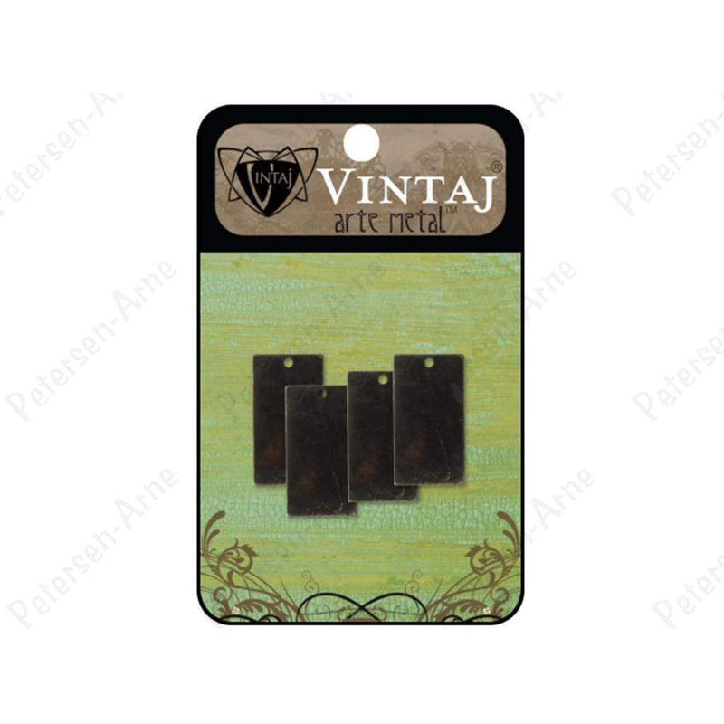 Vintaj placas  rectangle 22mm arte metal VINTAJ CENTROARTESANO