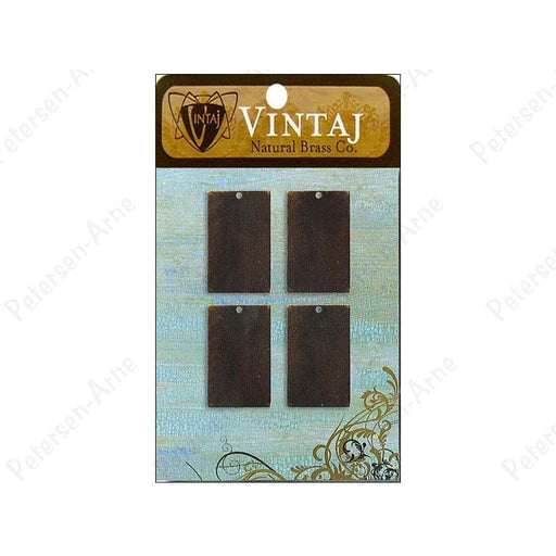 Vintaj Placas Sm rectangle nat brass VINTAJ CENTROARTESANO