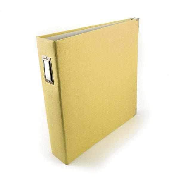 "Album WRM de lino 8x8"" Amarillo pastel con diez hojas" WE ARE MEMORIES CENTROARTESANO