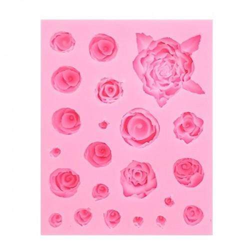 Molde de silicona JSF785 015 rosas