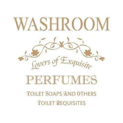 Mya stencil 20x20 097 Washroom