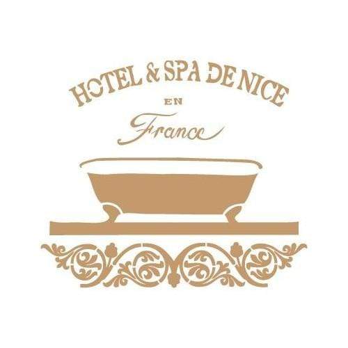 Mya stencil 20x20 114 hotel spa