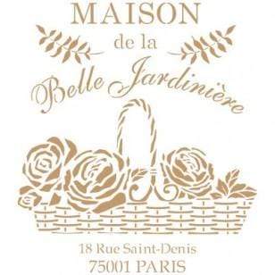Pochoir Mya 25x25 215 Maison Belle