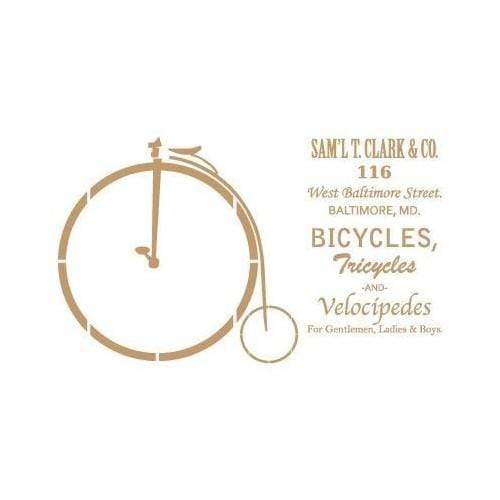 Mya stencil 30x20 155 Bicicleta