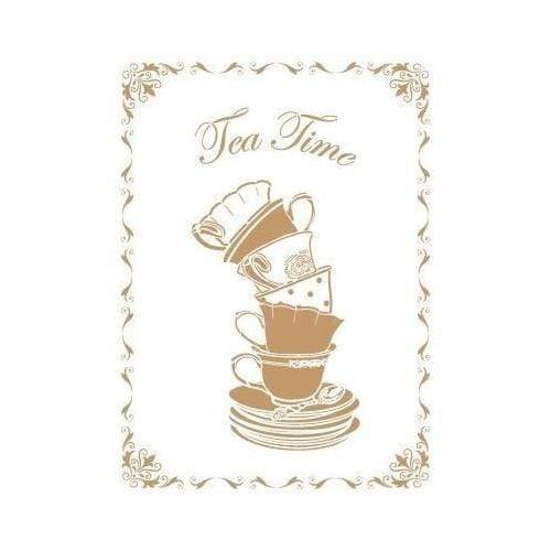 Mya stencil 30x20 163 Tea Time