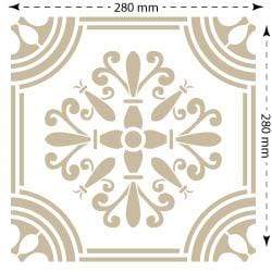 Mya stencil 30x30 004 baldosa