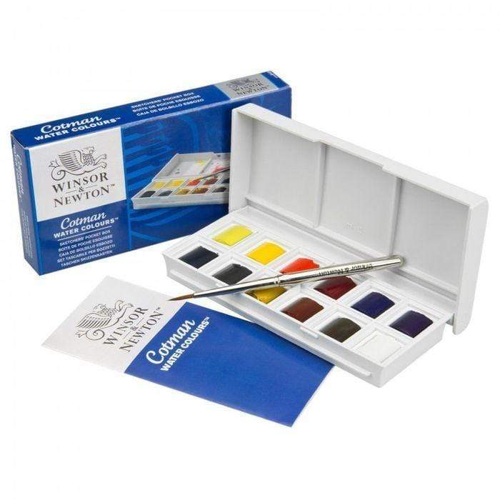 Acuarela winsor&newton cotman 12 colores WINDSOR & AMP CENTROARTESANO