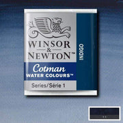 Pastilla acuarela cotman Winsor & newton 1/2 godet ud WINSOR & NEWTON 322 Azul indigo CENTROARTESANO