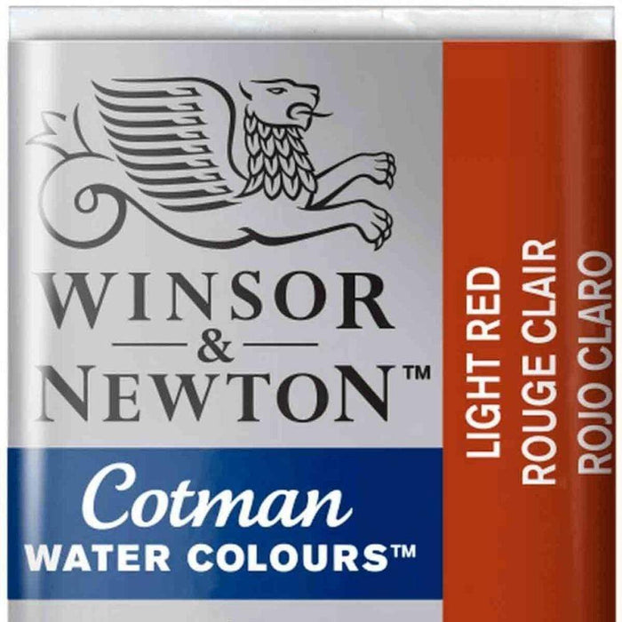 Pastilla acuarela cotman Winsor & newton 1/2 godet ud WINSOR & NEWTON 362 Rojo Claro CENTROARTESANO