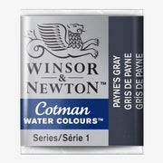 Pastilla acuarela cotman Winsor & newton 1/2 godet ud WINSOR & NEWTON 465 Gris de Payne CENTROARTESANO