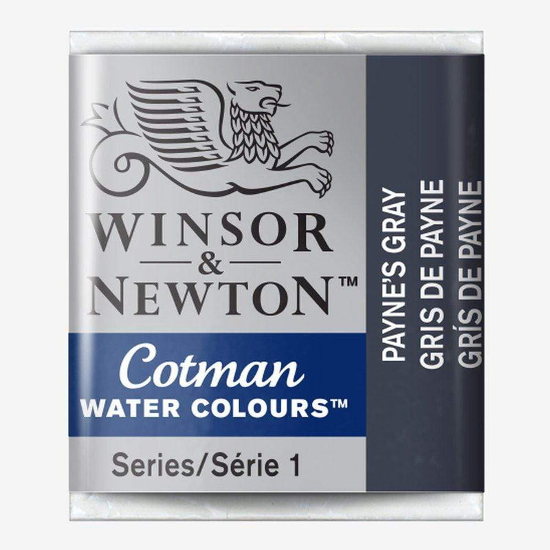 Pastilla acuarela cotman Winsor & newton 1/2 godet ud WINSOR & NEWTON 465 Gris de Payne CENTROARTESANO