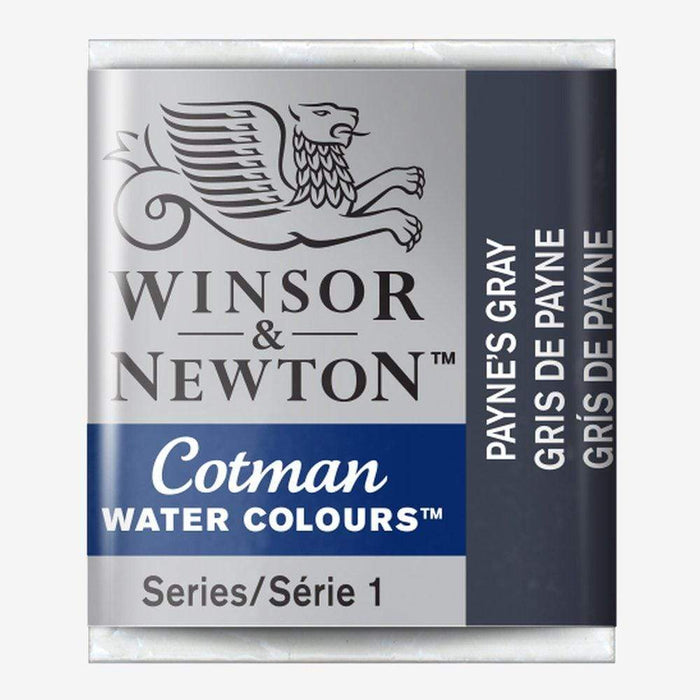 Pastilla acuarela cotman Winsor & newton 1/2 godet ud WINSOR & NEWTON 465 Gris de Payne CENTROARTESANO