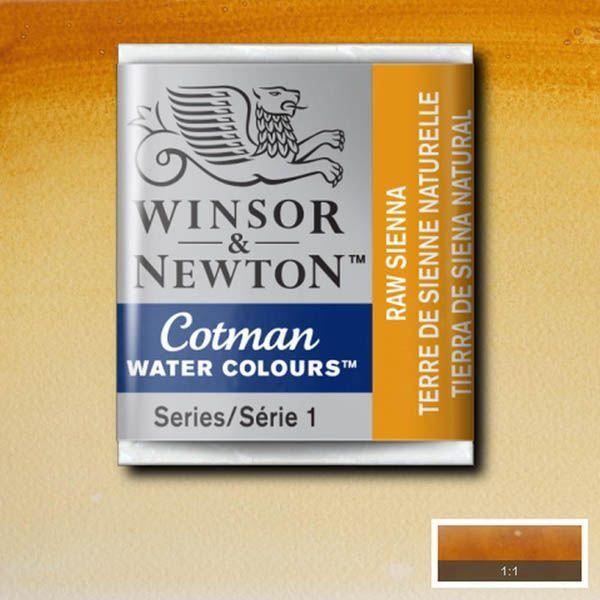 Pastilla acuarela cotman Winsor & newton 1/2 godet ud WINSOR & NEWTON 552 Tierra siena Natural CENTROARTESANO