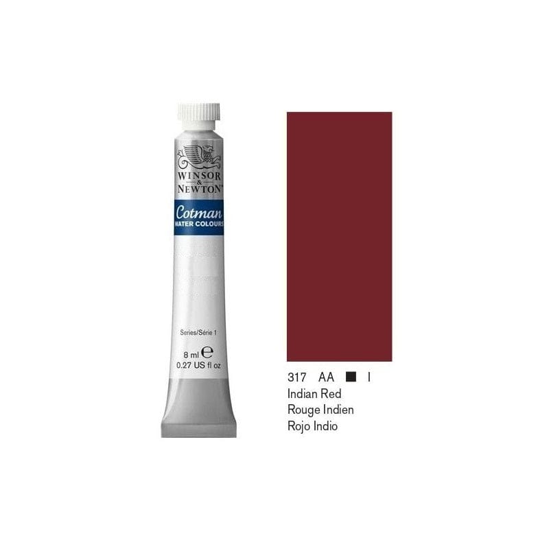 Acuarela tubo winsor & newton Cotman 8ml WINSOR & NEWTON Oferta 0303317 Rojo indio CENTROARTESANO