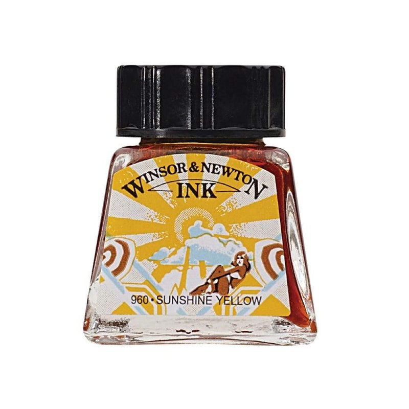 Winsor & Newton Tinta china 14ml 633 amarillo
