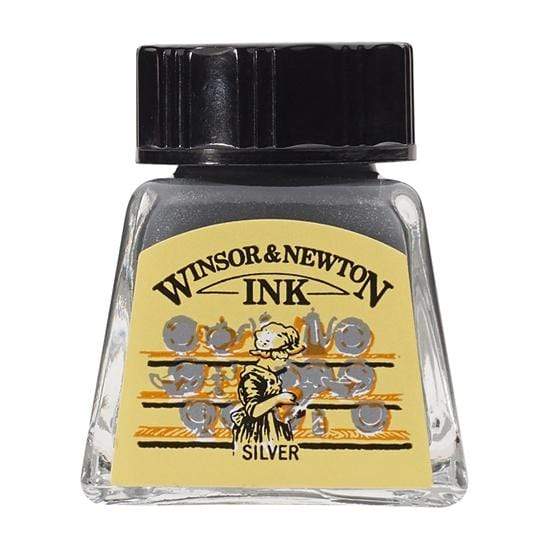 Winsor &amp; Newton India Ink 14ml 617 Silver