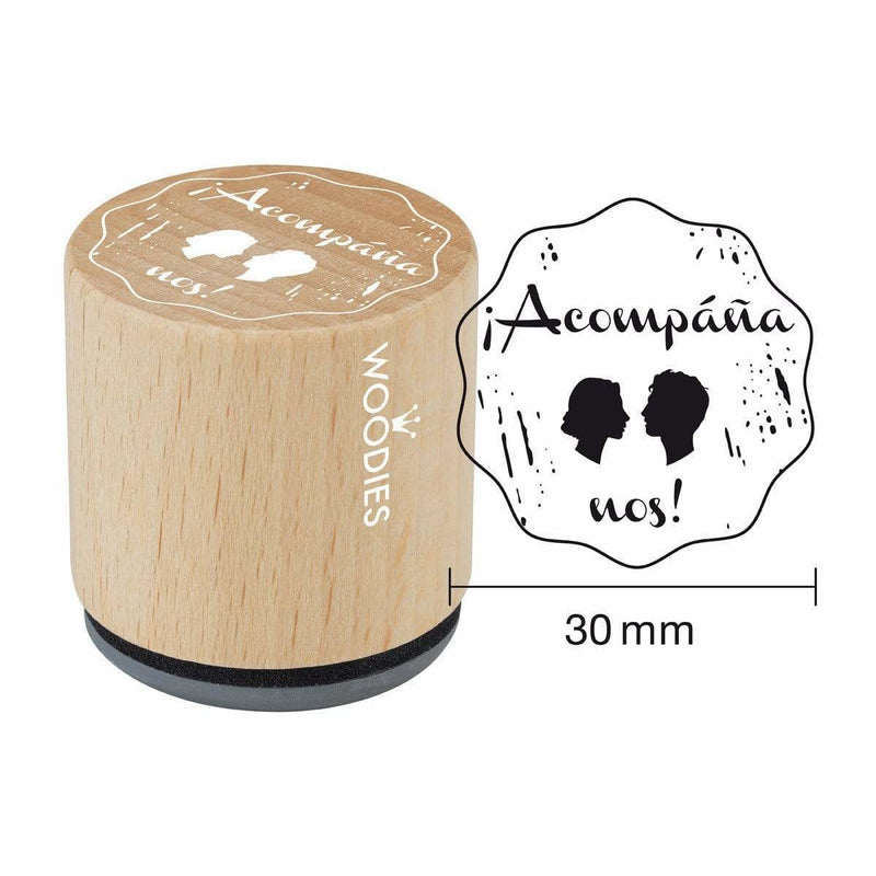 Wedding woodies stamp WB3004 JOIN US!